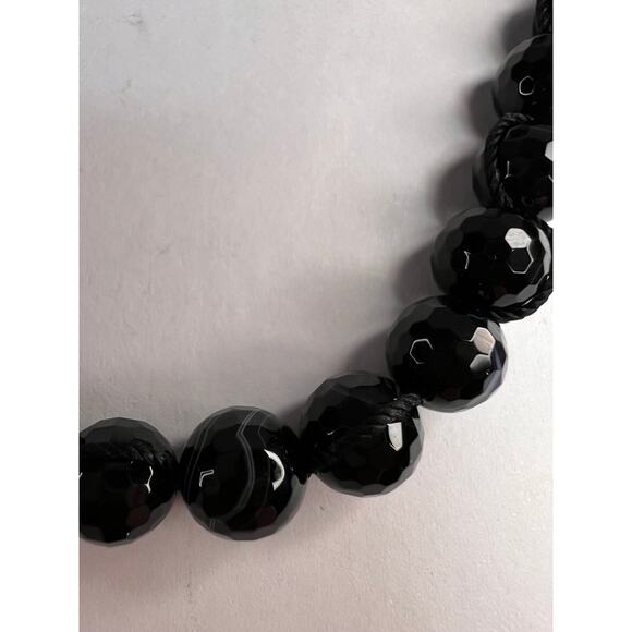 NEW Botswana agate necklace with sterling silver clasp - Picture 15 of 16